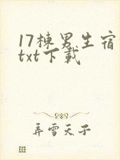 17栋男生宿舍txt下载