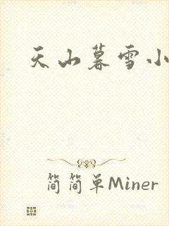 天山暮雪小说