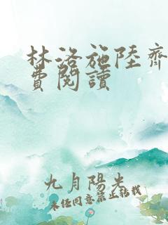 林洛施陆齐铭免费阅读