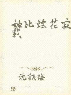 她比烟花寂寞下载