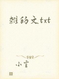 杂的文txt