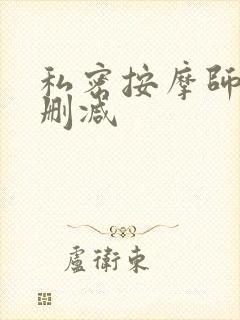 私密按摩师 未删减