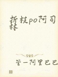 折枝po阿司匹林