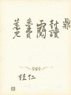 叶梦雨封鼎小说免费阅读