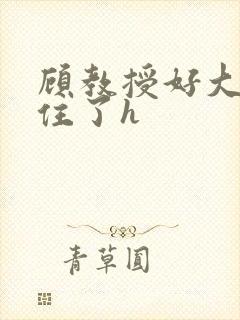 顾教授好大含不住了h