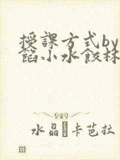 授课方式by肉馅小水饺林清风味酸奶