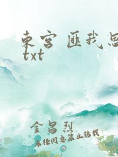 东宫 匪我思存 txt