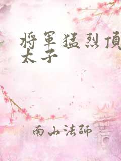 将军猛烈顶弄h太子