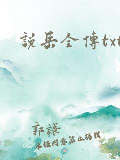 说岳全传txt