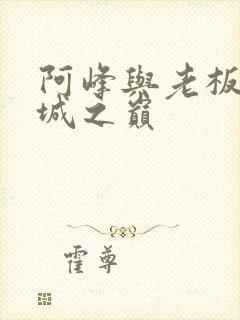 阿峰与老板娘倾城之巅