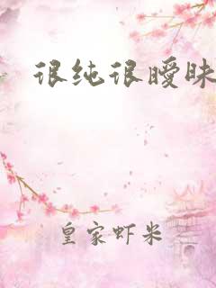 很纯很暧昧小说