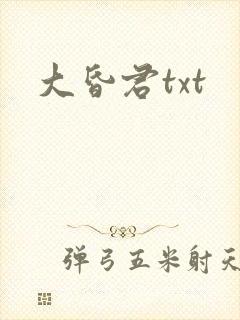 大昏君txt