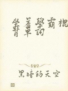 坐着学霸棍子上背单词