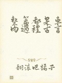 整篇都是车的多肉过程古言描写