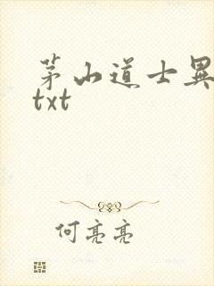 茅山道士异界游txt