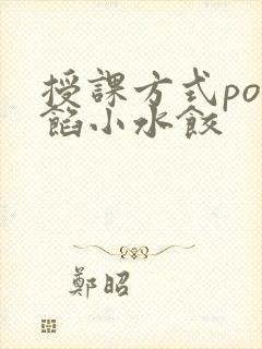 授课方式po肉馅小水饺