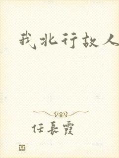 我北行故人南去