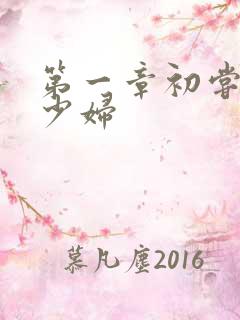 第一章初尝云雨少妇