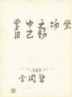 掌中之物坐上来自己动