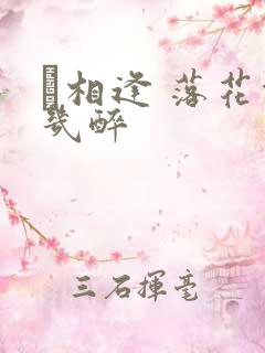 囍相逢 落花能几醉