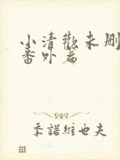 小清欢未删减版番外篇