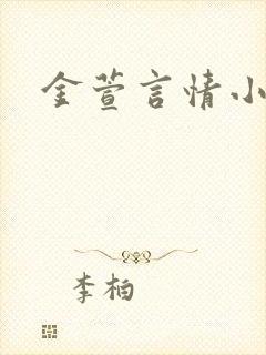 金萱言情小说