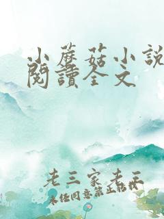 小蘑菇小说免费阅读全文