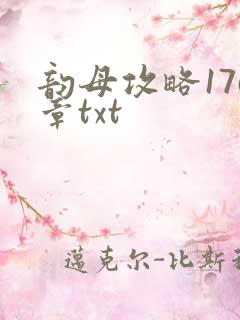 韵母攻略176章txt