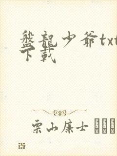盘龙少爷txt下载