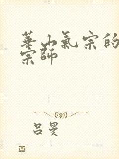 华山气宗的形意宗师