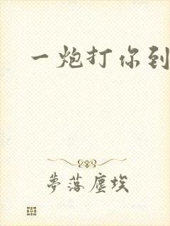 一炮打你到天亮