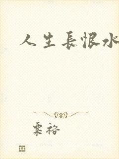 人生长恨水长东