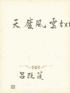 天庐风云txt