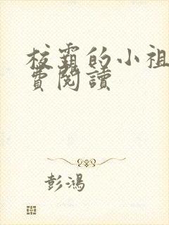 校霸的小祖宗免费阅读