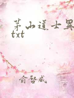 茅山道士异界游txt