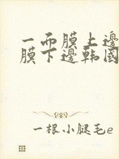 一面膜上边一面膜下边韩国