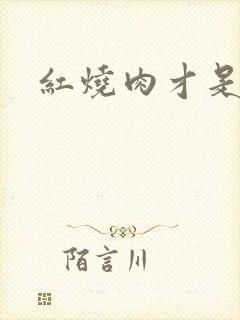 红烧肉才是真爱