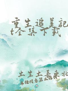 重生追美记txt全集下载