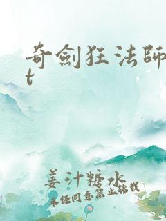 奇剑狂法师txt
