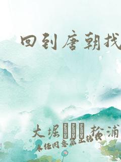 回到唐朝找工作