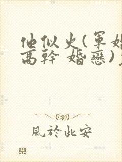 他似火(军婚 高干 婚恋)免费阅读