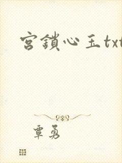 宫锁心玉txt