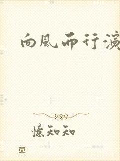 向风而行演员表