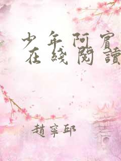 少 年 阿 宾 在 线 阅 读