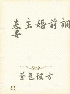 夫主婚前调教奴妻