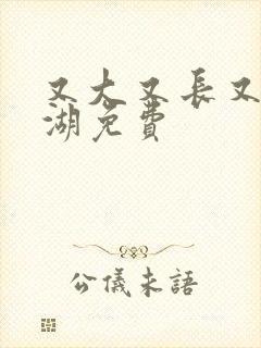 又大又长又租高湖免费