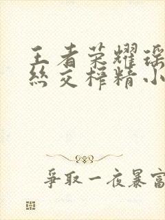 王者荣耀瑶足控丝交榨精小说