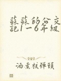 苏苏的公交车日记1一6年级