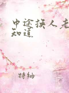 中途换人老婆不知道