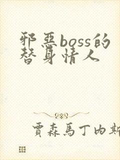 邪恶boss的替身情人